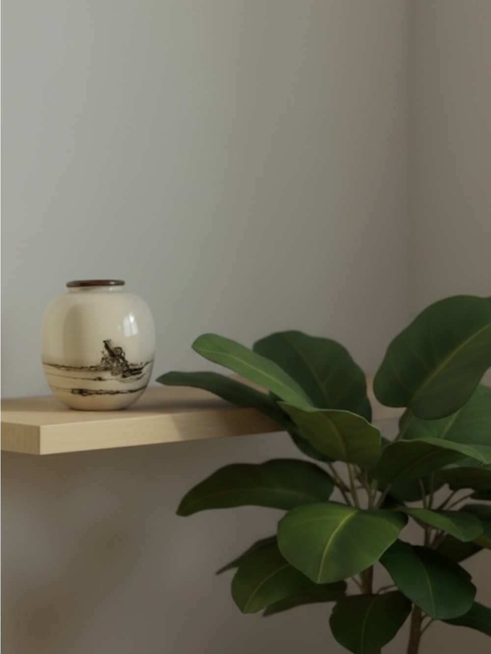 Vintage Holmegaard Sakura small vase designed by Michael Bang in 1983. - Picture 5 of 7